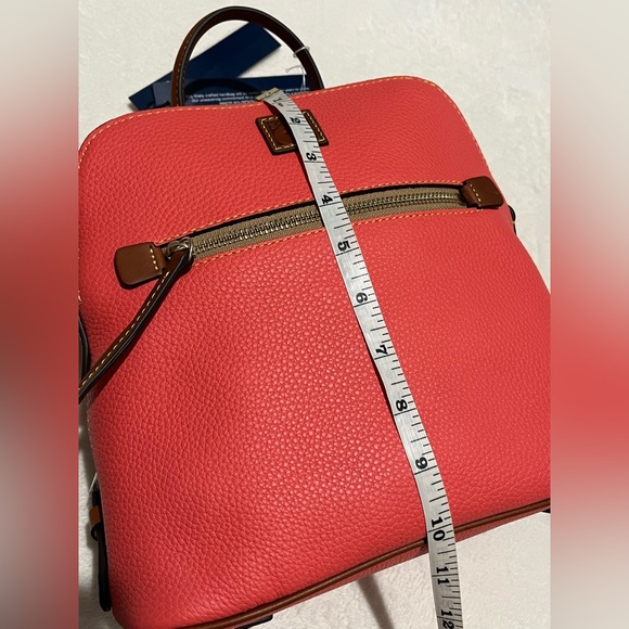 NWT Dooney & Bourke Pebble Grain Backpack- Geranium - Picture 12 of 13
